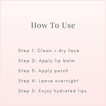 SD Luxe [Hydrogel + Collagen] Overnight Lip Hydrating Patches | Starter Kit
