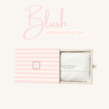Luxe Migraine Relief Cap With Built In Eye Mask, Premium 360° Medical-Grade Gel Gentle Compression and Soft Breathable Fabric. Long-Lasting Headache Relief Cap. Luxury Gift Box + Storage Bag Included.