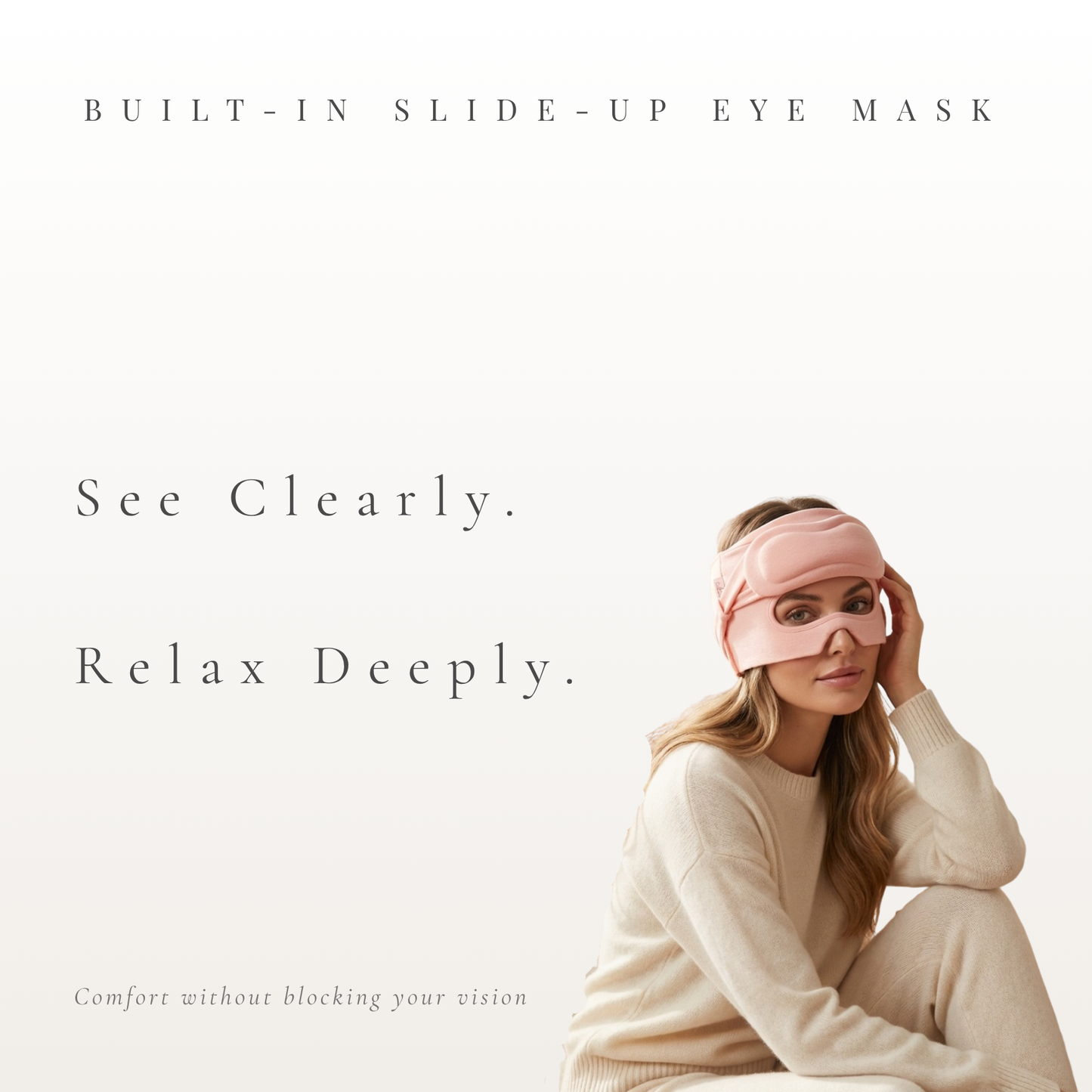 SD Luxe Temperature Therapy Cap - BLUSH — Luxury Comfort for Head & Sensory Relief