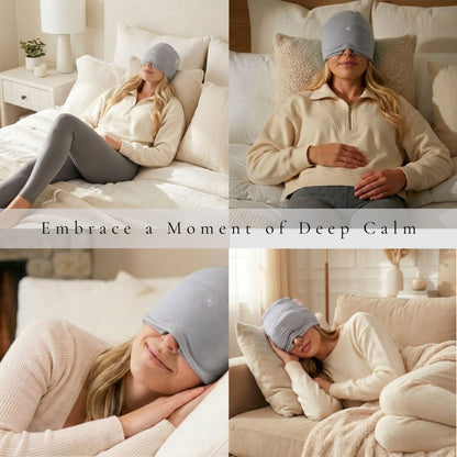 SD Luxe Temperature Therapy Cap - SLATE — Luxury Comfort for Head & Sensory Relief