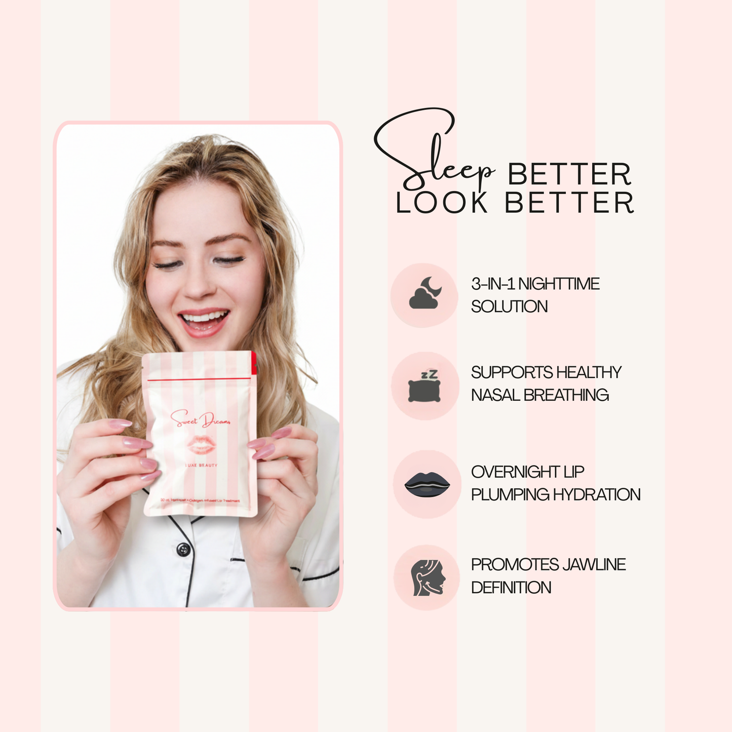 SD Luxe [Hydrogel + Collagen] Beauty Sleep Lip Treatment - Starter Kit