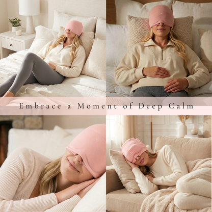 SD Luxe Temperature Therapy Cap - BLUSH — Luxury Comfort for Head & Sensory Relief