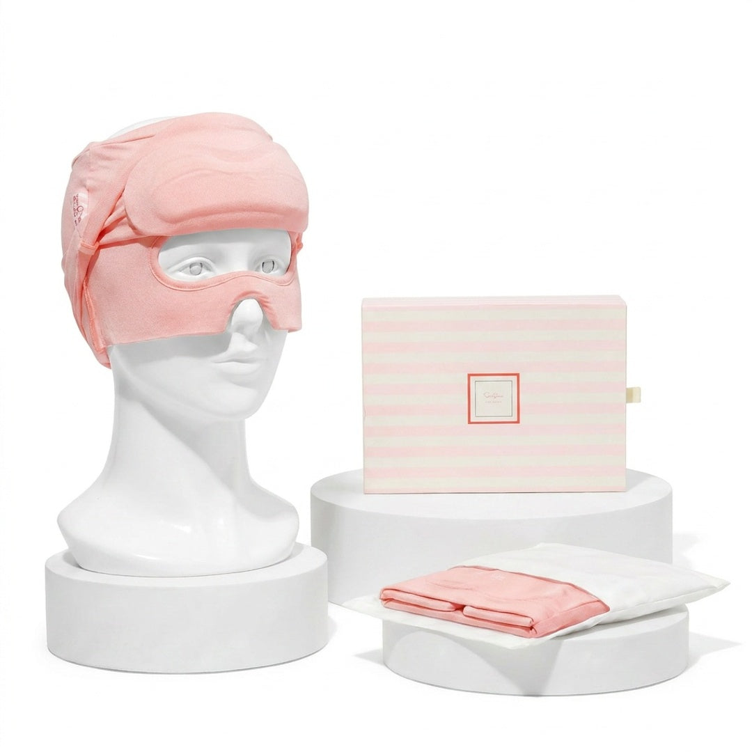 SD Luxe Temperature Therapy Cap - BLUSH — Luxury Comfort for Head & Sensory Relief