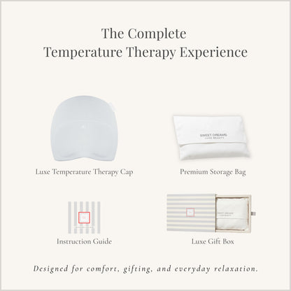 SD Luxe Temperature Therapy Cap - SLATE — Luxury Comfort for Head & Sensory Relief