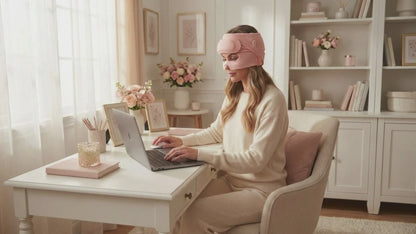 SD Luxe Temperature Therapy Cap - BLUSH — Luxury Comfort for Head & Sensory Relief